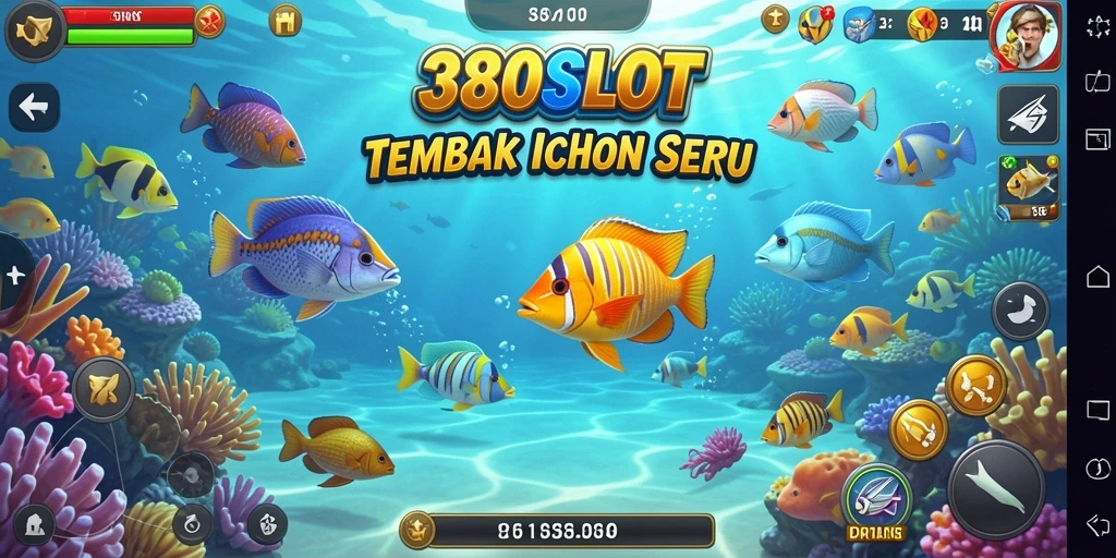 Tampilan gameplay Tembak Ikan yang seru dan mengasyikkan.