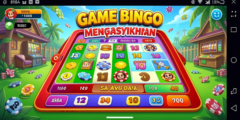 Gameplay seru dalam 898A yang menampilkan suasana bingo yang mengasyikkan.