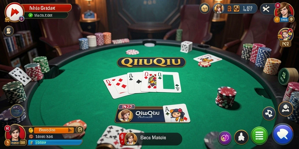 Tampilan menarik gameplay QiuQiu di IN22.