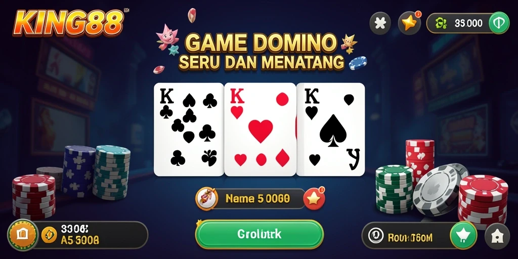 Tampilan gameplay seru di KING88 dengan kawan-kawan.