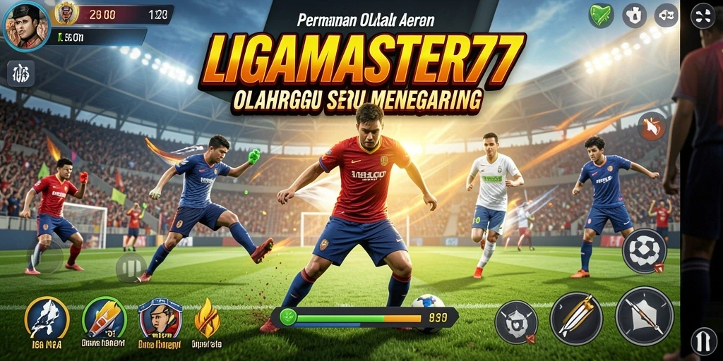 Gameplay seru LIGAMASTER77 dengan grafis memukau dan aksi olahraga epik.