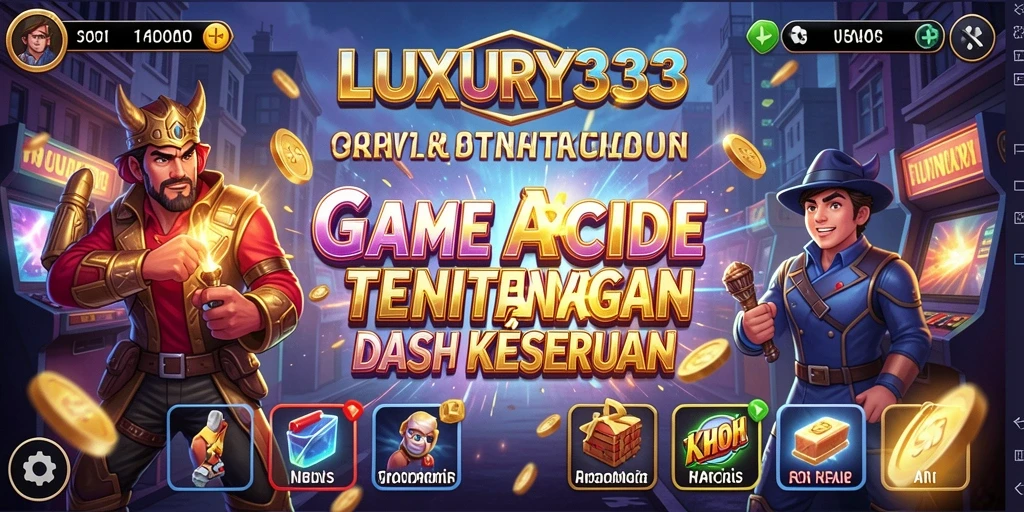 Screenshot LUXURY333 menampilkan gameplay yang seru dan penuh warna.