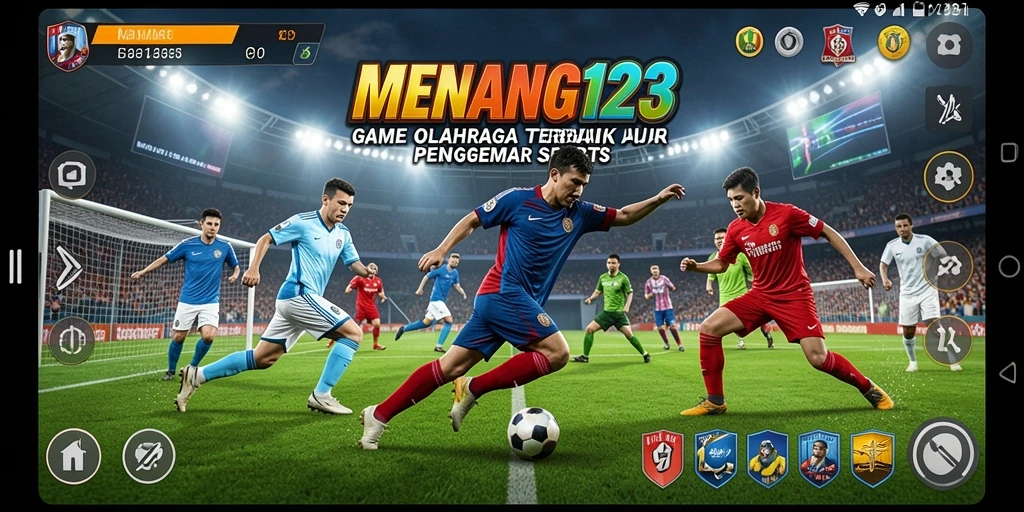 Tangkapan layar MENANG123 yang menunjukkan aksi mendebarkan dalam permainan olahraga.
