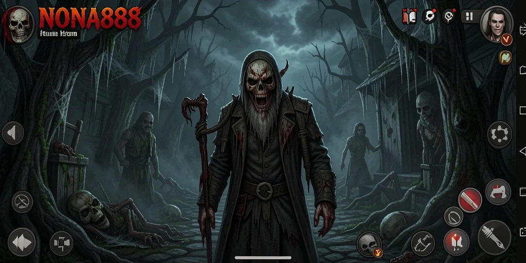 Gameplay NONA88 dengan suasana horor yang mendebarkan.