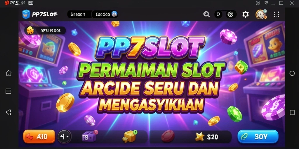 Gameplay PP7SLOT yang penuh warna dan seru dalam aksi slot.