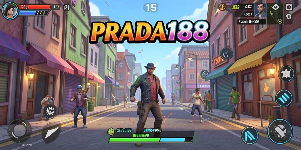 Tangkapan layar PRADA188 menampilkan aksi gameplay arcade yang seru dan menantang.
