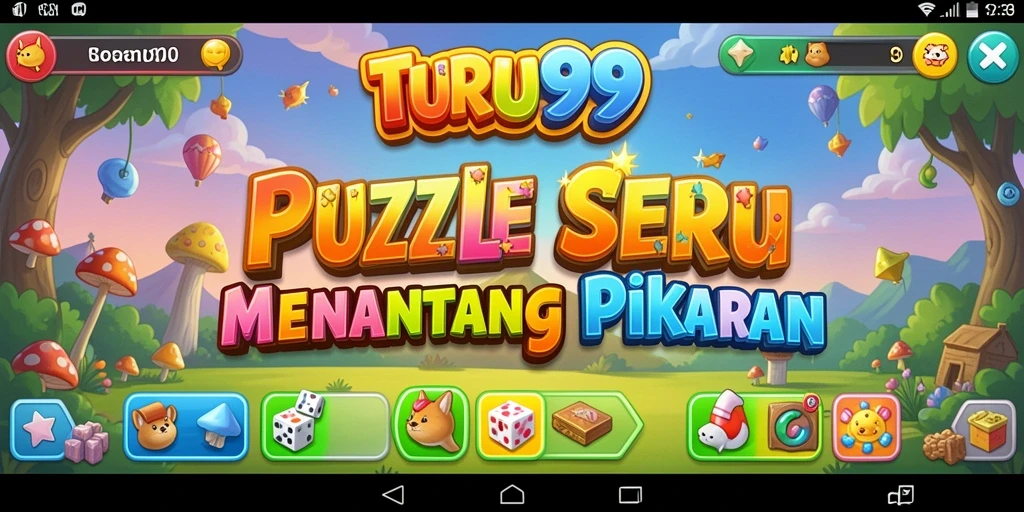 Tampilan gameplay TURU99 yang menarik dan penuh warna.
