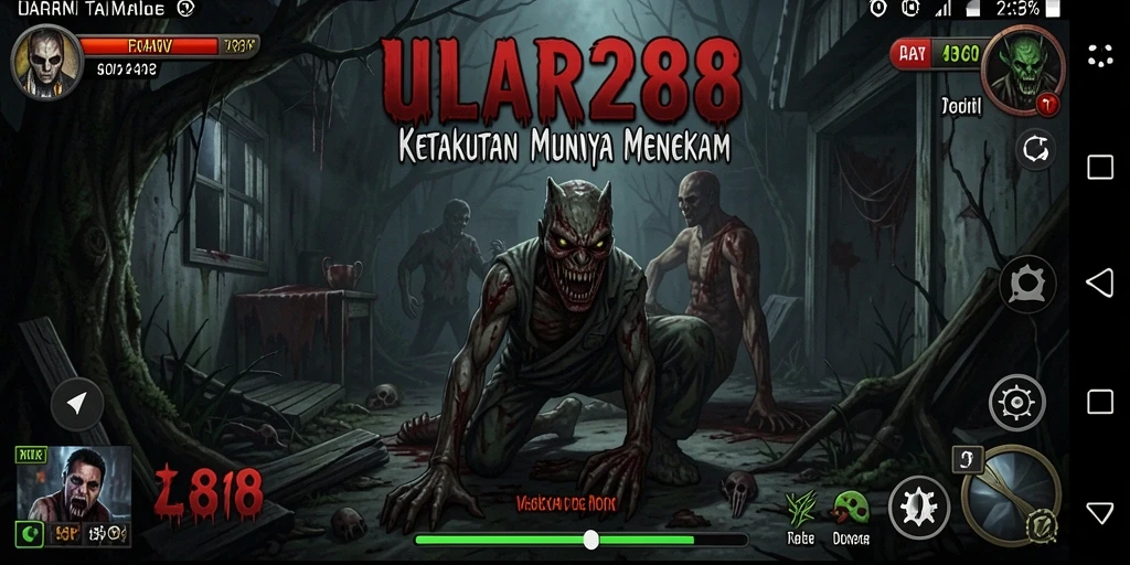 Tangkapan layar gameplay yang menakutkan dari ULAR288.