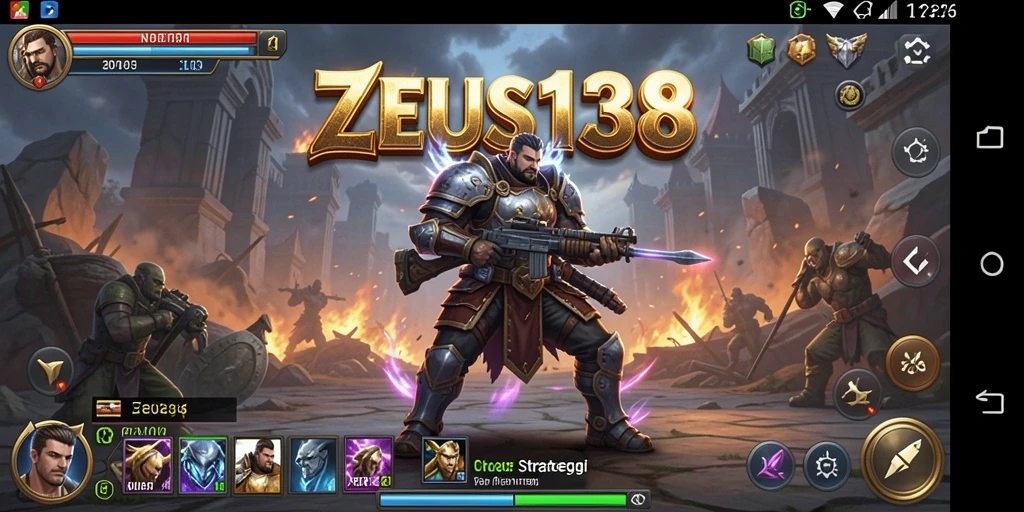 Screenshot menampilkan peluncuran serangan strategis dalam ZEUS138.